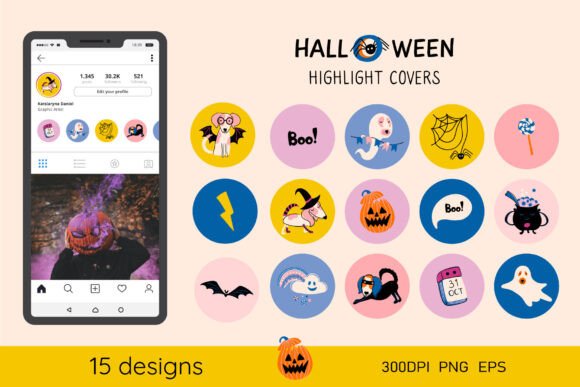 Download Instagram Story Highlights | Halloween - Premium Resources