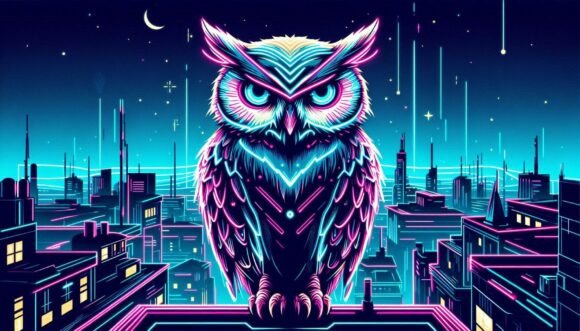 Download 🦉 Cyberpunk Owls with Neon Highlights O - Premium Resources